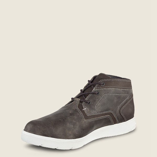 Work Støvler Herre - Red Wing Zero-G Lite - Soft Toe Chukka - Mørkegrå - RJPMXY-469